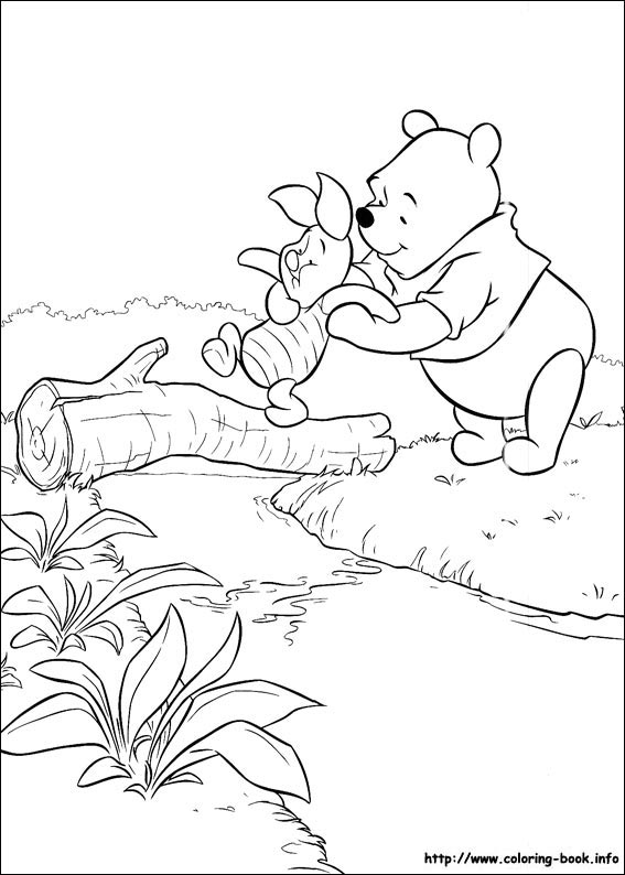 Winnie the Pooh coloring picture